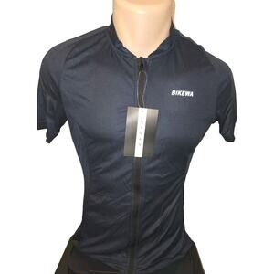 Bikewa Men’s Cycling Jersey 3+1 Rear Zipper Pockets Size M